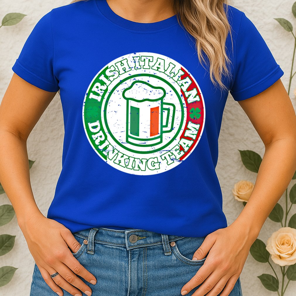 Irish Italian Ing Team Italy Flag St Patrick Humor Gift Cool Gift Womens T-Shirt
