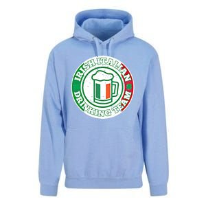 Irish Italian Ing Team Italy Flag St Patrick Humor Gift Cool Gift Unisex Surf Hoodie