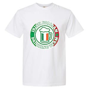 Irish Italian Ing Team Italy Flag St Patrick Humor Gift Cool Gift Garment-Dyed Heavyweight T-Shirt