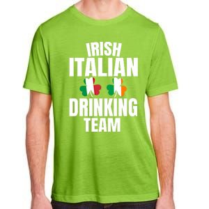 Irish Italian Ing Team St Patricks Day Shamrock Flag Gift Adult ChromaSoft Performance T-Shirt