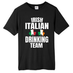 Irish Italian Ing Team St Patricks Day Shamrock Flag Gift Tall Fusion ChromaSoft Performance T-Shirt