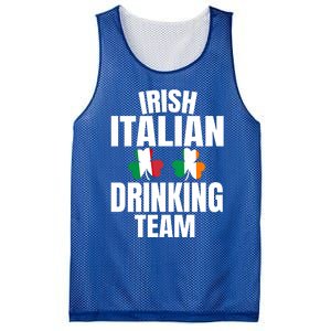 Irish Italian Ing Team St Patricks Day Shamrock Flag Gift Mesh Reversible Basketball Jersey Tank