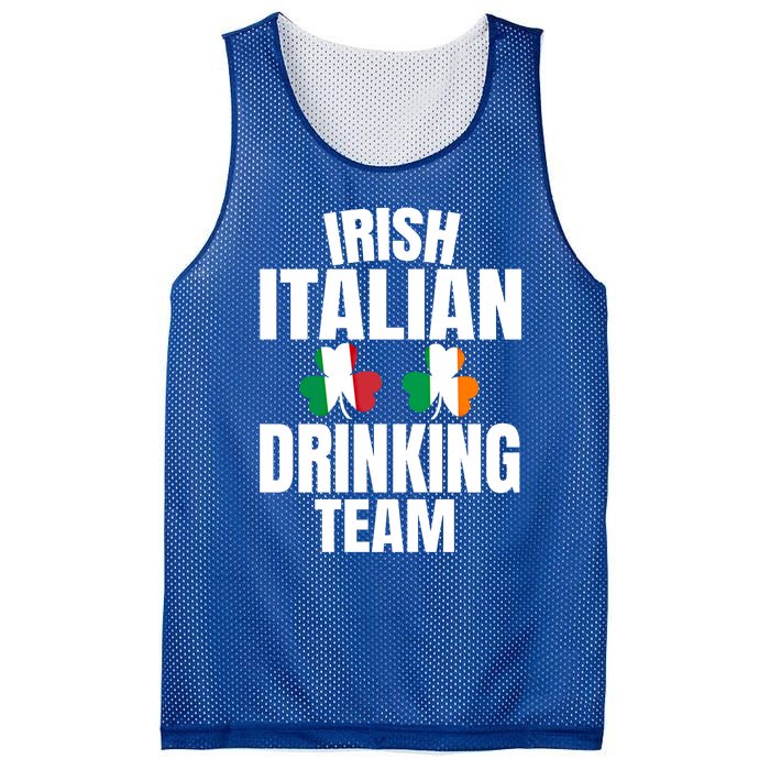 Irish Italian Ing Team St Patricks Day Shamrock Flag Gift Mesh Reversible Basketball Jersey Tank