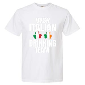 Irish Italian Ing Team St Patricks Day Shamrock Flag Gift Garment-Dyed Heavyweight T-Shirt