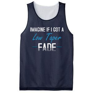 Imagine If I Got A Low Taper Fade Funny Hairstyle Meme Mesh Reversible Basketball Jersey Tank