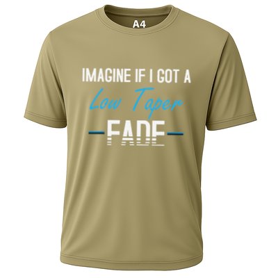 Imagine If I Got A Low Taper Fade Funny Hairstyle Meme Cooling Performance Crew T-Shirt