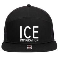 Ice Immigration 7 Panel Mesh Trucker Snapback Hat