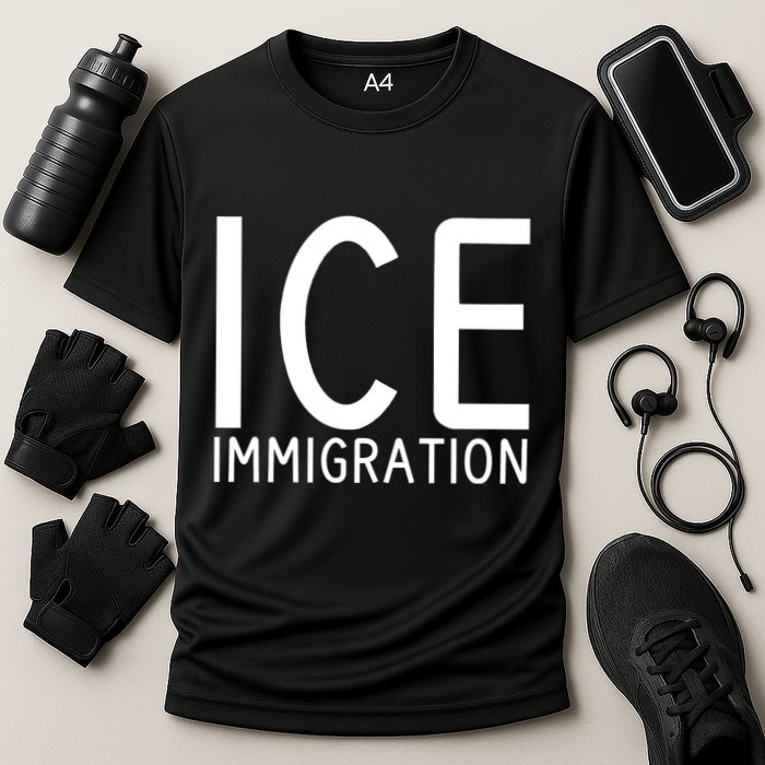 Ice Immigration Cooling Performance Crew T-Shirt