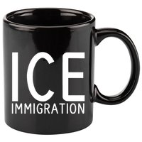 Ice Immigration 11oz C Handle Ceramic Mug