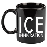 Ice Immigration 11oz C Handle Ceramic Mug