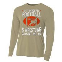 If It Involves Football And Wrestling Count Me In Wrestler Cooling Performance Long Sleeve Crew