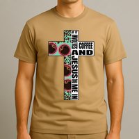 If It Involves Coffee & Jesus Count Me In Bible T-Shirt