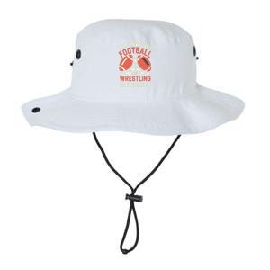 If It Involves Football And Wrestling Count Me In Legacy Cool Fit Booney Bucket Hat