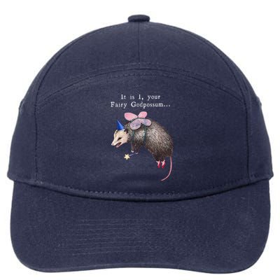 It Is I Your Fairy Godpossum 7-Panel Snapback Hat