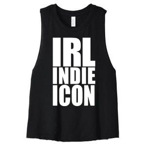 Indiesleaze Irl Indie Icon Women's Racerback Cropped Tank