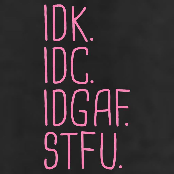 Idk Idc Idgaf Stfu I DonT Know I DonT Care Funny Meme Gift Golf Towel