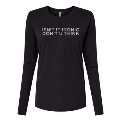 IsnT It Ironic Womens Cotton Relaxed Long Sleeve T-Shirt