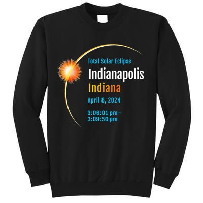 Indianapolis Indiana IN Total Solar Eclipse 2024 1 Sweatshirt