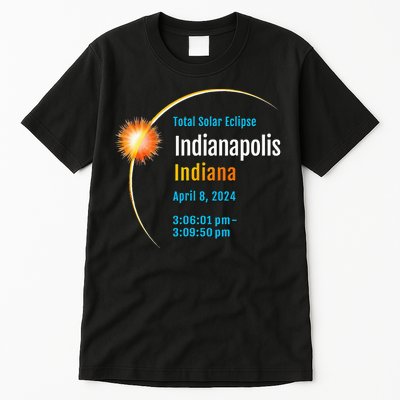 Indianapolis Indiana IN Total Solar Eclipse 2024 1 Tall T-Shirt