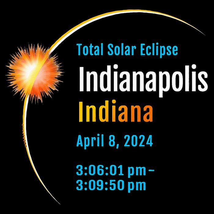 Indianapolis Indiana IN Total Solar Eclipse 2024 1 Backpack