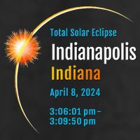 Indianapolis Indiana IN Total Solar Eclipse 2024 1 Adult Drive Performance Visor