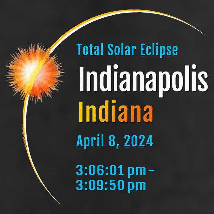 Indianapolis Indiana IN Total Solar Eclipse 2024 1 Adult Drive Performance Visor