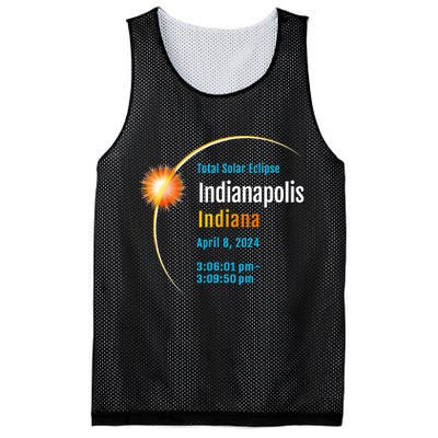 Indianapolis Indiana IN Total Solar Eclipse 2024 1 Mesh Reversible Basketball Jersey Tank