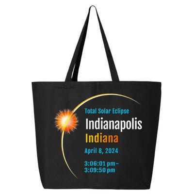 Indianapolis Indiana IN Total Solar Eclipse 2024 1 25L Jumbo Tote