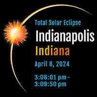 Indianapolis Indiana IN Total Solar Eclipse 2024 1 Womens T-Shirt