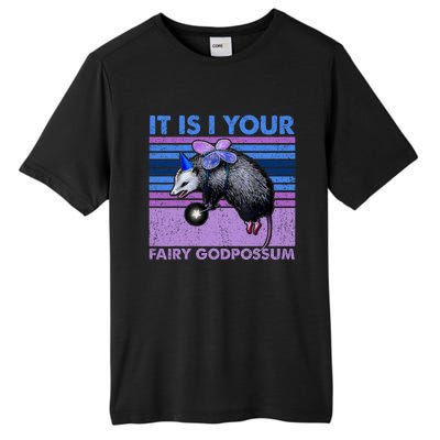 It Is I Your Fairy Godpossum Retro Opossum Lover Tall Fusion ChromaSoft Performance T-Shirt