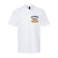 If It Isn't Grandkids Travel Or Food I Don't Care Funny Grandparent Softstyle Adult Sport Polo