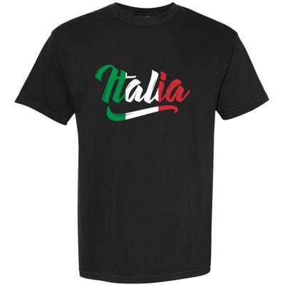 Italy Italian Italia Italiano Family Heritage Flag Gift Garment-Dyed Heavyweight T-Shirt