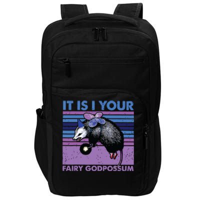 It Is I Your Fairy Godpossum Retro Opossum Lover Impact Tech Backpack