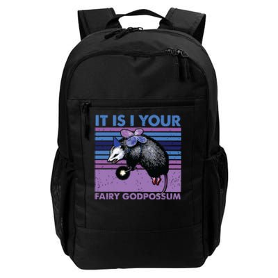 It Is I Your Fairy Godpossum Retro Opossum Lover Daily Commute Backpack