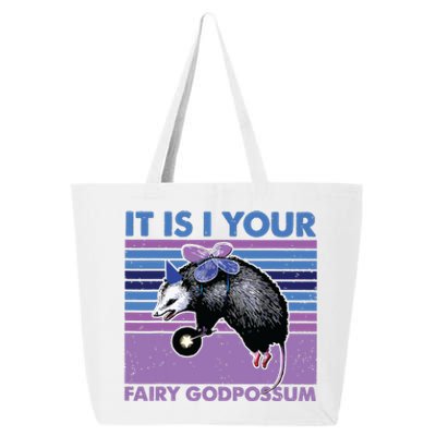 It Is I Your Fairy Godpossum Retro Opossum Lover 25L Jumbo Tote