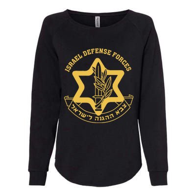 Idf Israel Israeli Defense Forces Zahal Womens California Wash Sweatshirt