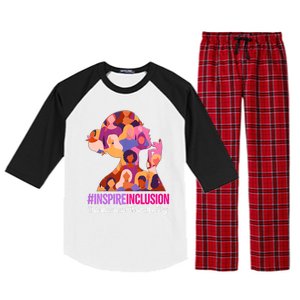 Inspire Inclusion International Women Day 2024 Raglan Sleeve Pajama Set