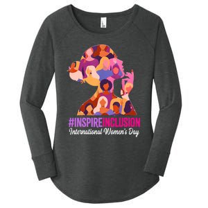 Inspire Inclusion International Women Day 2024 Women's Perfect Tri Tunic Long Sleeve Shirt