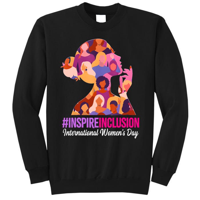 Inspire Inclusion International Women Day 2024 Tall Sweatshirt