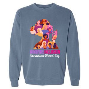 Inspire Inclusion International Women Day 2024 Garment-Dyed Sweatshirt