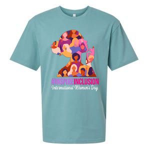 Inspire Inclusion International Women Day 2024 Sueded Cloud Jersey T-Shirt