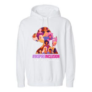 Inspire Inclusion International Women Day 2024 Garment-Dyed Fleece Hoodie