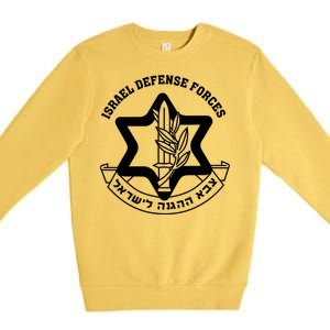 Idf Israel Israeli Defense Forces Zahal Premium Crewneck Sweatshirt