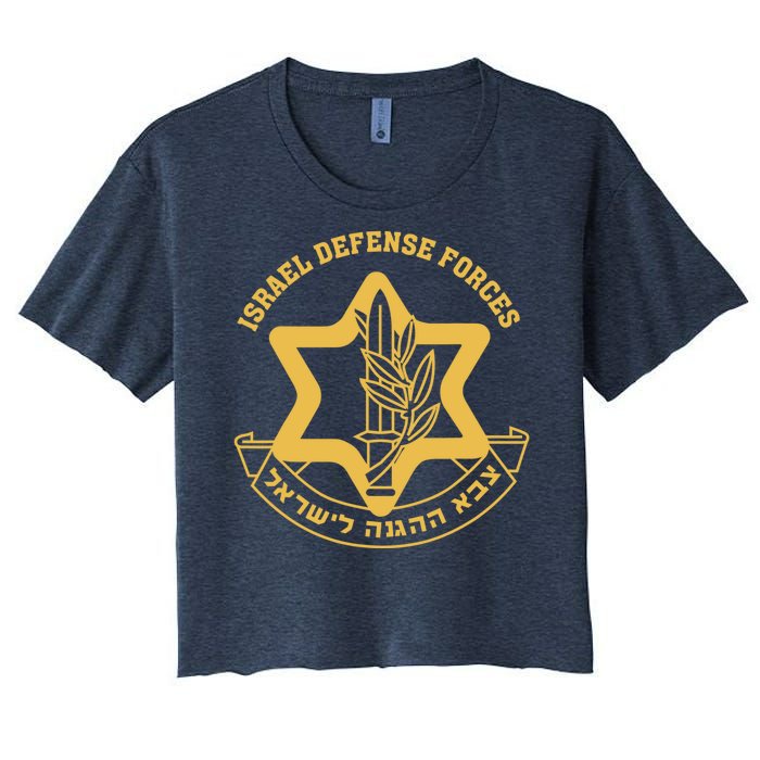 Idf Israel Israeli Defense Forces Zahal Women's Crop Top Tee