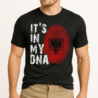 It is in my DNA fingerprint genes Albania flag country Gift Cooling Performance Crew T-Shirt