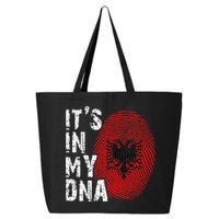 It is in my DNA fingerprint genes Albania flag country Gift 25L Jumbo Tote