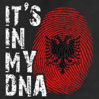 It is in my DNA fingerprint genes Albania flag country Gift 25L Jumbo Tote