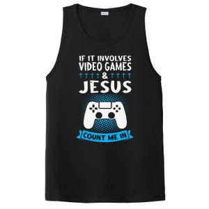 If It Involves Video Games & Jesus Count Me In Gaming PosiCharge Competitor Tank