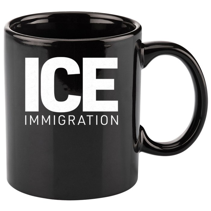 ICE Immigration 11oz C Handle Ceramic Mug