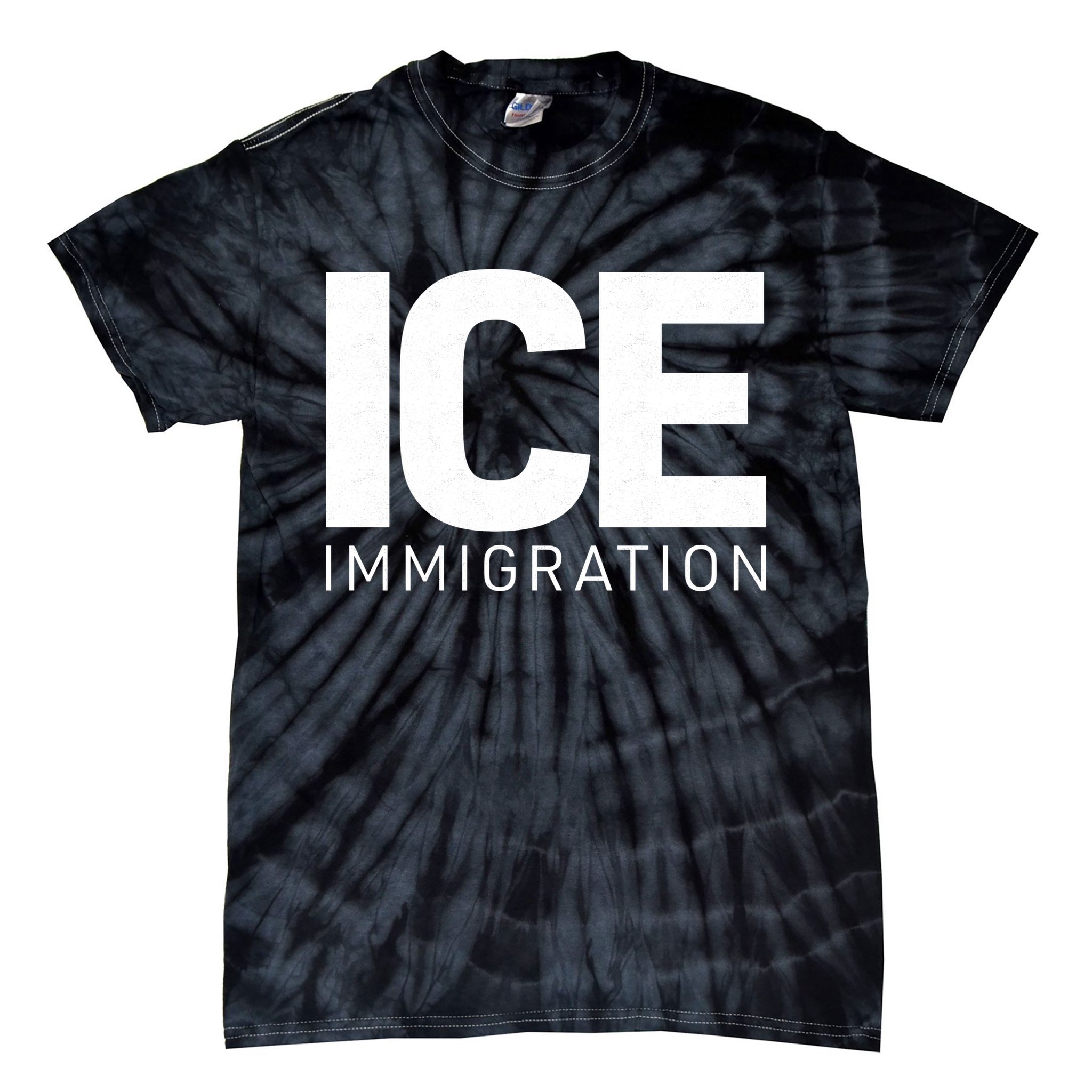 ICE Immigration Tie-Dye T-Shirt